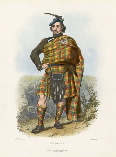 Buchanan, from The Clans of the Scottish Highlands by Robert Ronald McIan